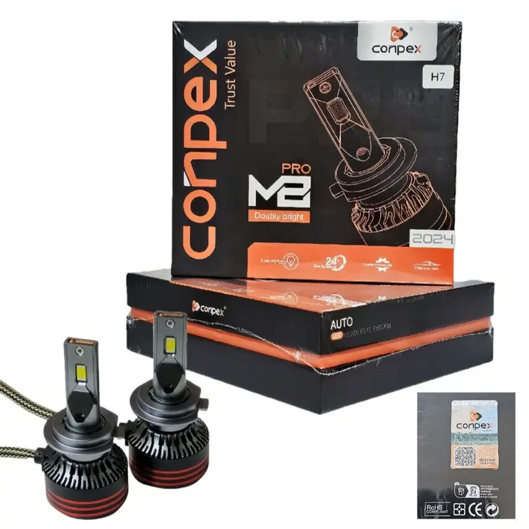 لامپ هدلایت conpex m8 Pro خودرو اپل کورسا
